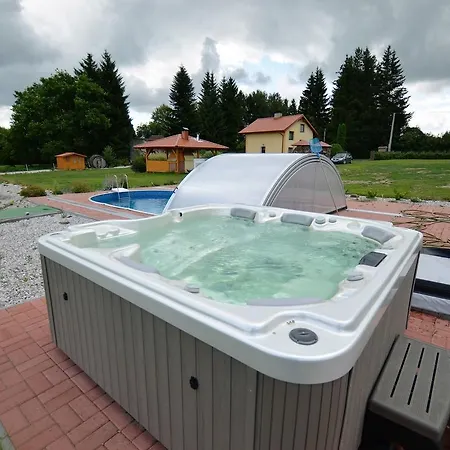 In Czech Forest With Pool بيت للعطل Konstantinovy Lázně